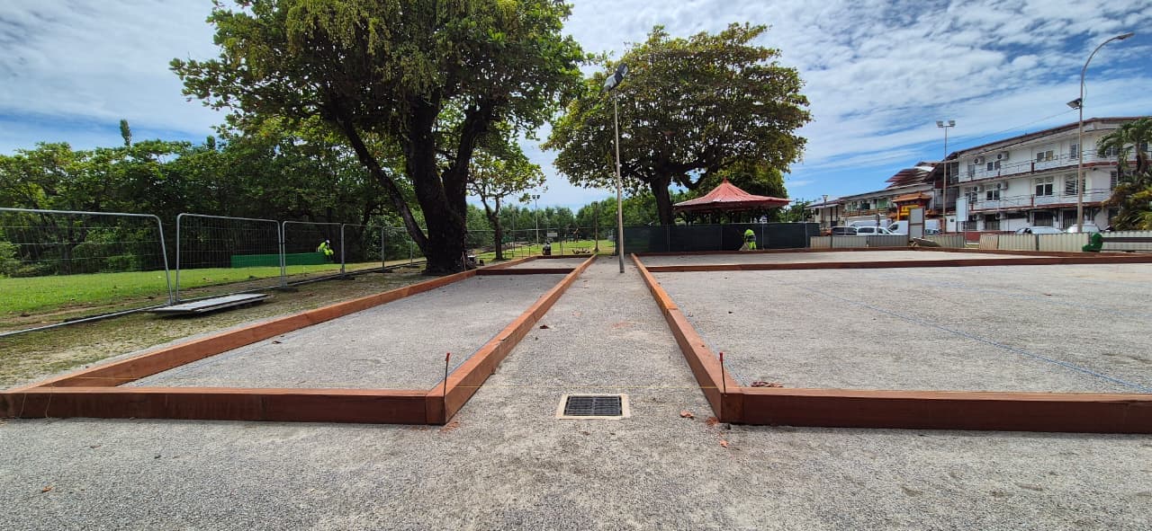 Réouverture de la Place des Amandiers à Cayenne